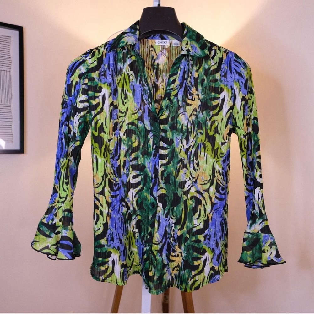 Y2K Vintage Fairy Cato Button Up Size Small